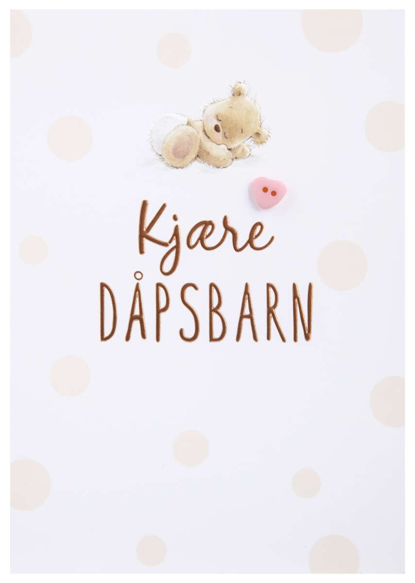 Kort Kjære dåpsbarn