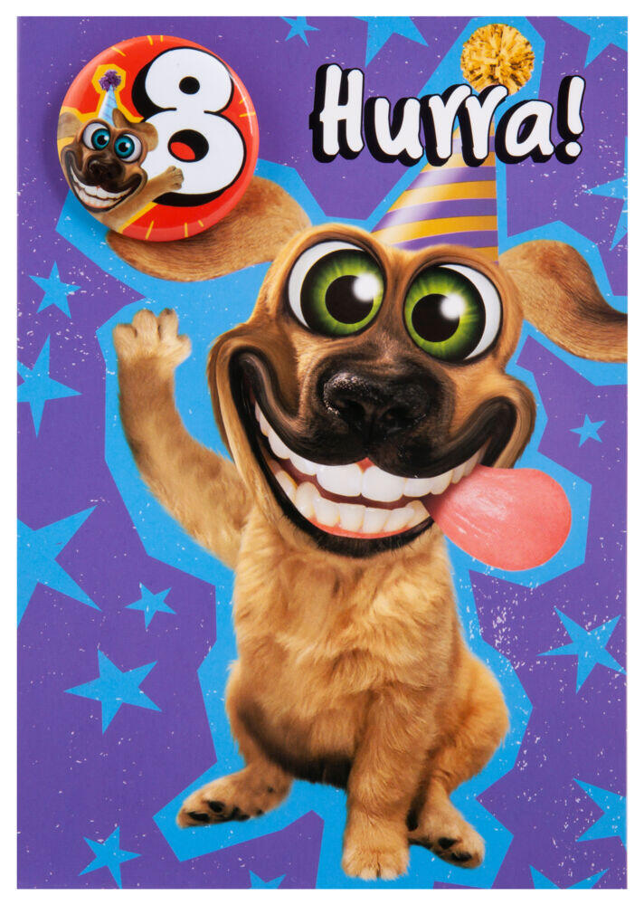 Kort 8 år Hurra!