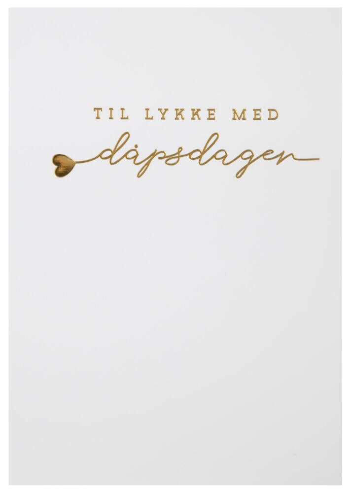 Kort Til lykke med dåpsdagen