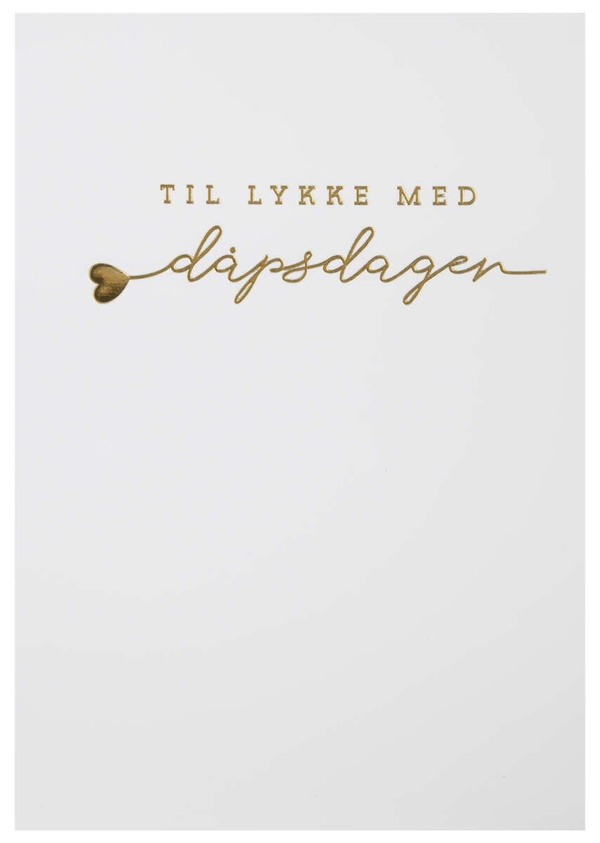 Kort Til lykke med dåpsdagen