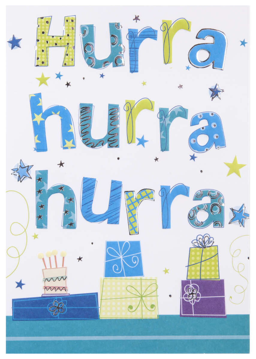 Kort Hurra hurra hurra!