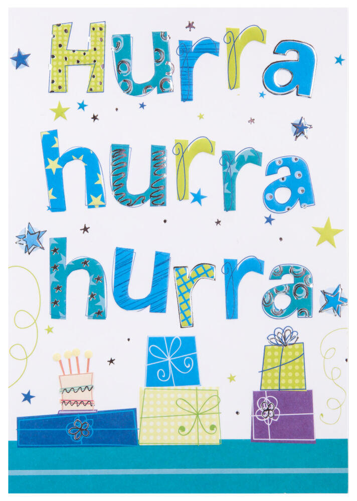 Kort Hurra hurra hurra!