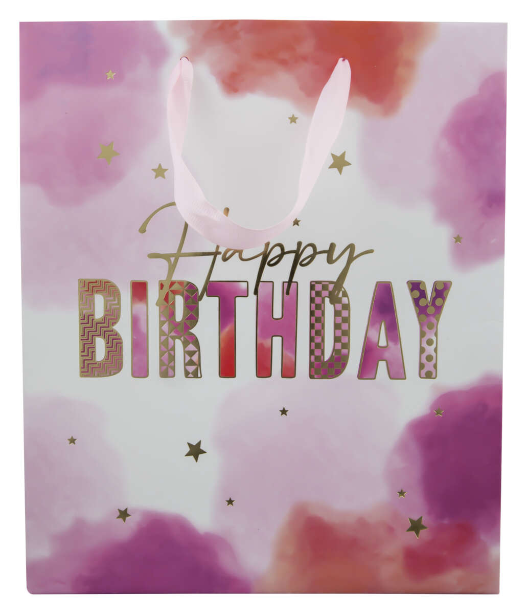 Gavepose medium Happy birthday