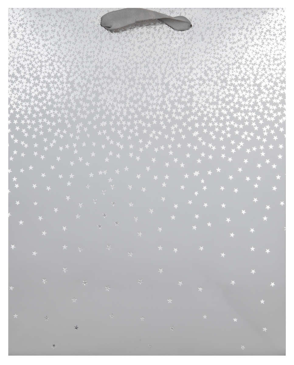 Gavepose stor Grå/sølv