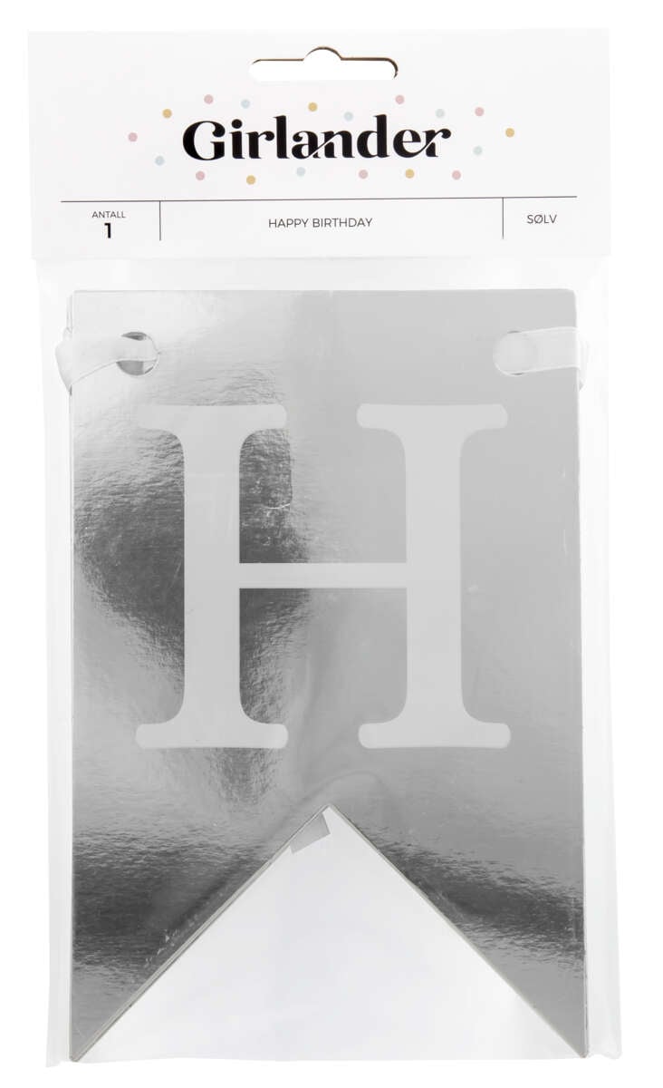 Girlander Happy Birthday L: 2,3 m