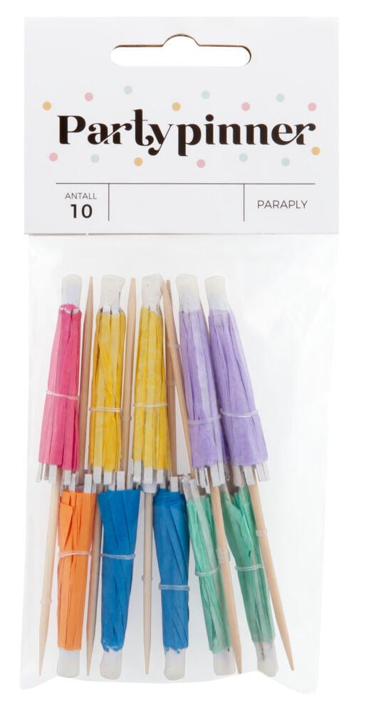 Partypinner drink/dessertdekor 10pk