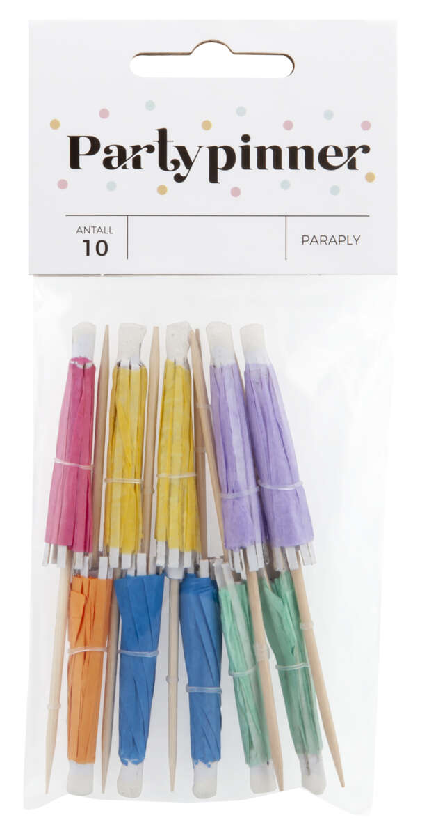 Partypinner drink/dessertdekor 10pk