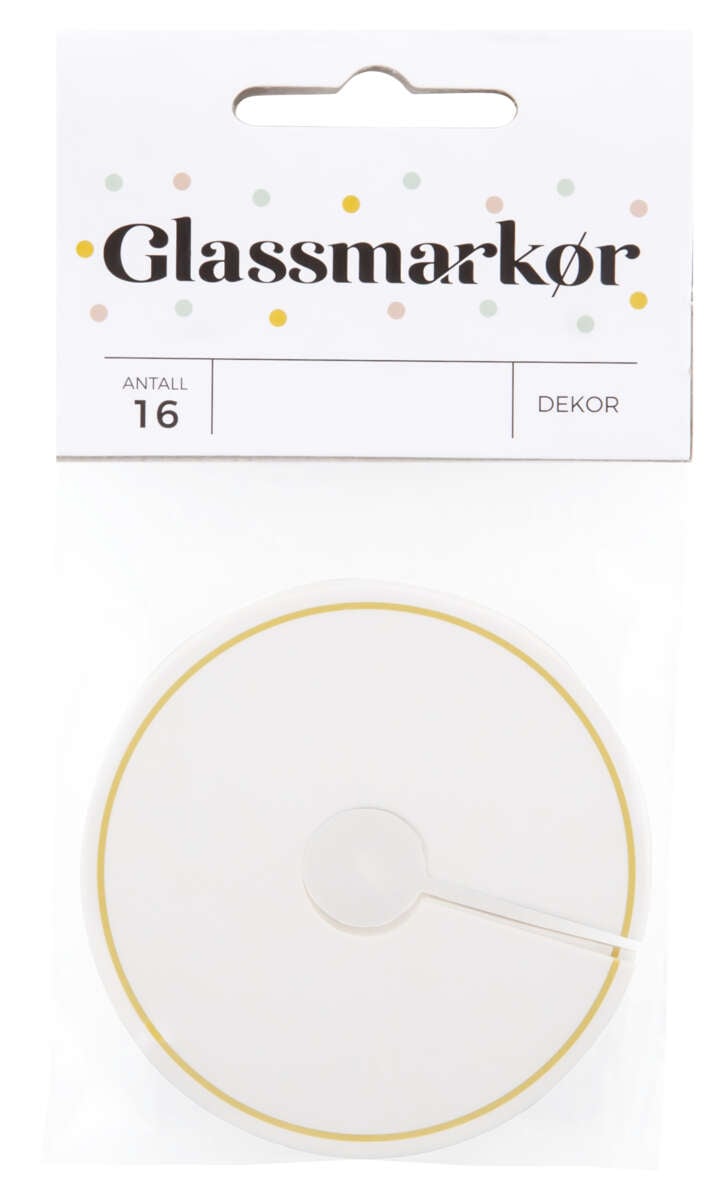 Glassmarkør 16pk