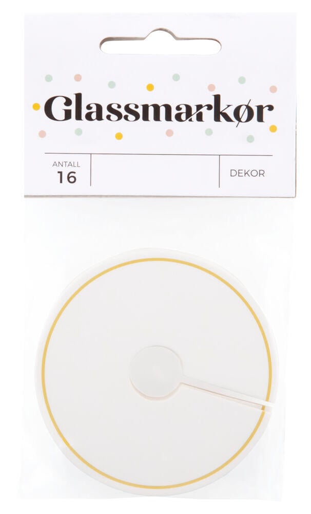 Glassmarkør 16pk