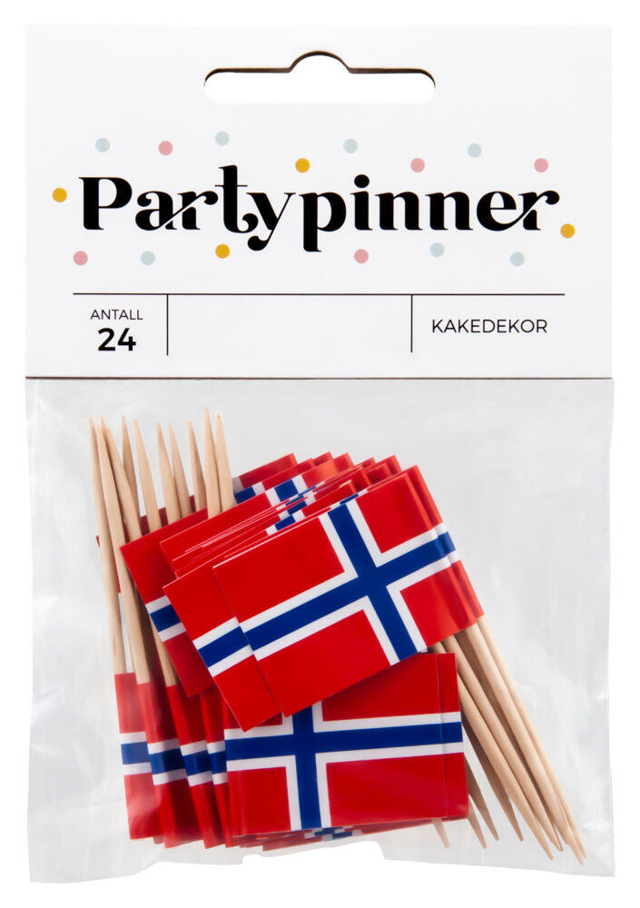Partypinner kakedekor 24pk