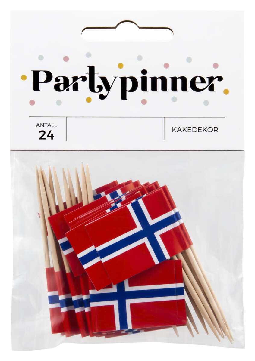 Partypinner kakedekor 24pk