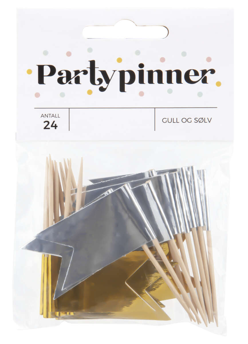Partypinner kakedekor 24pk