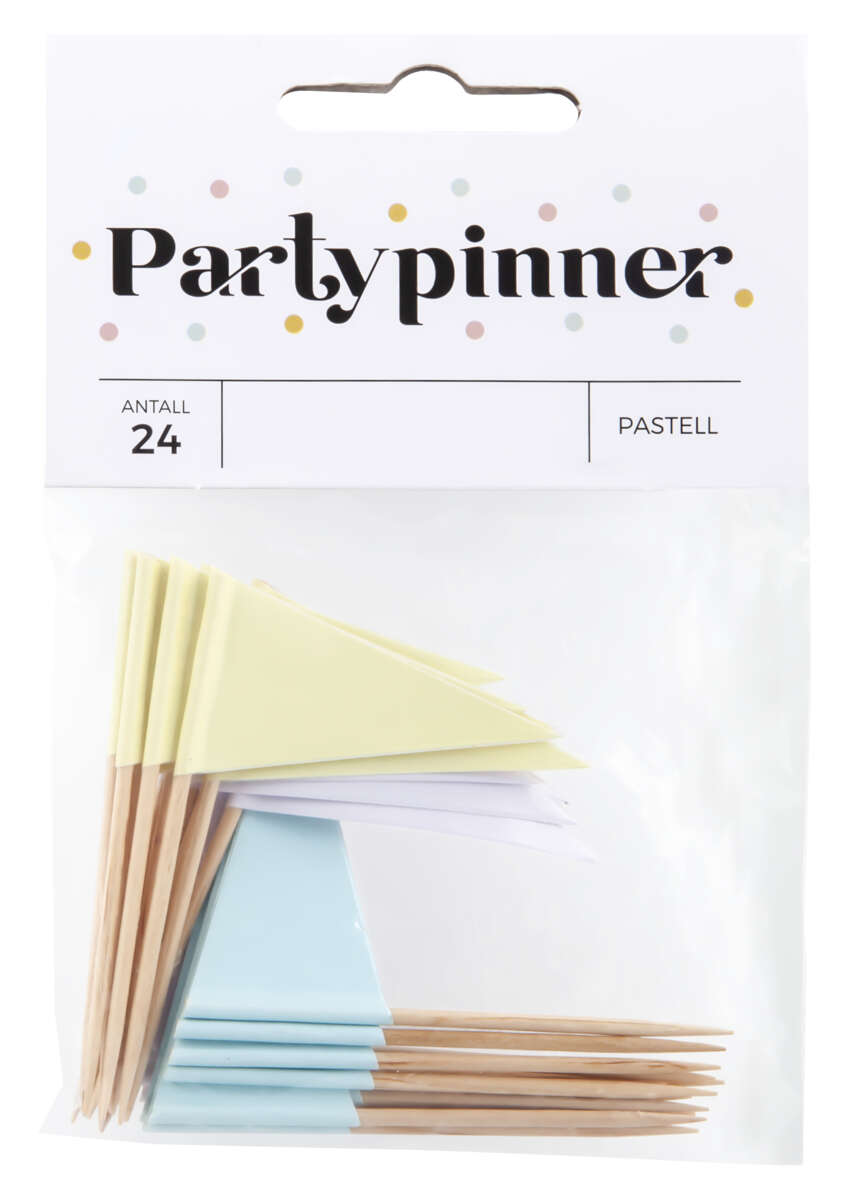 Partypinner kakedekor 24-pk