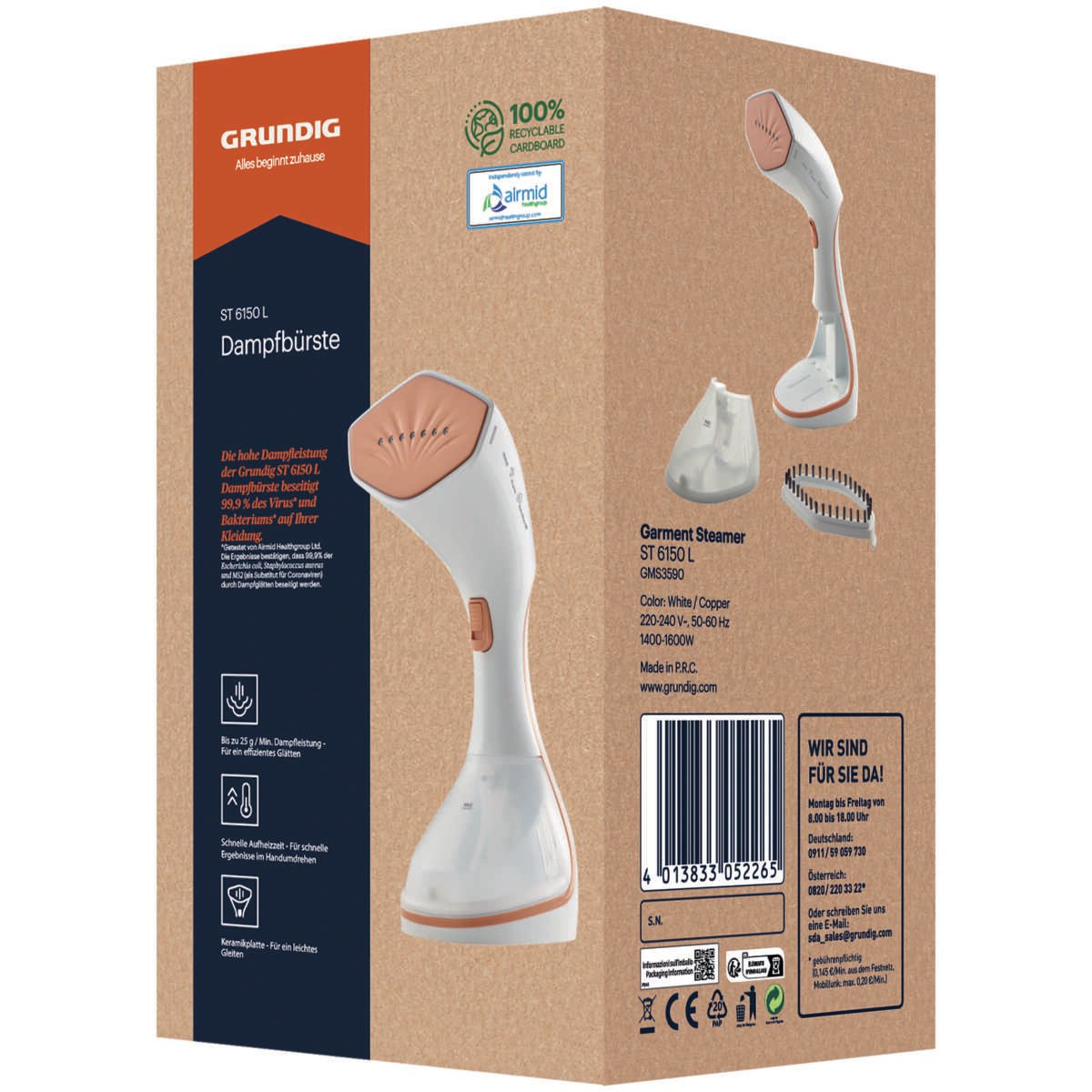 Grundig ST6150L tøydamper