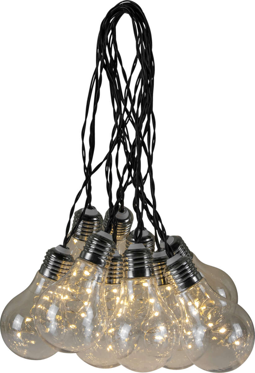 Lyslenke med 10 LEDpærer IP44