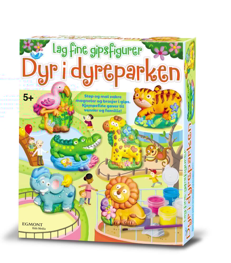 Hobbyeske gipsfigurer Dyr i Dyreparken