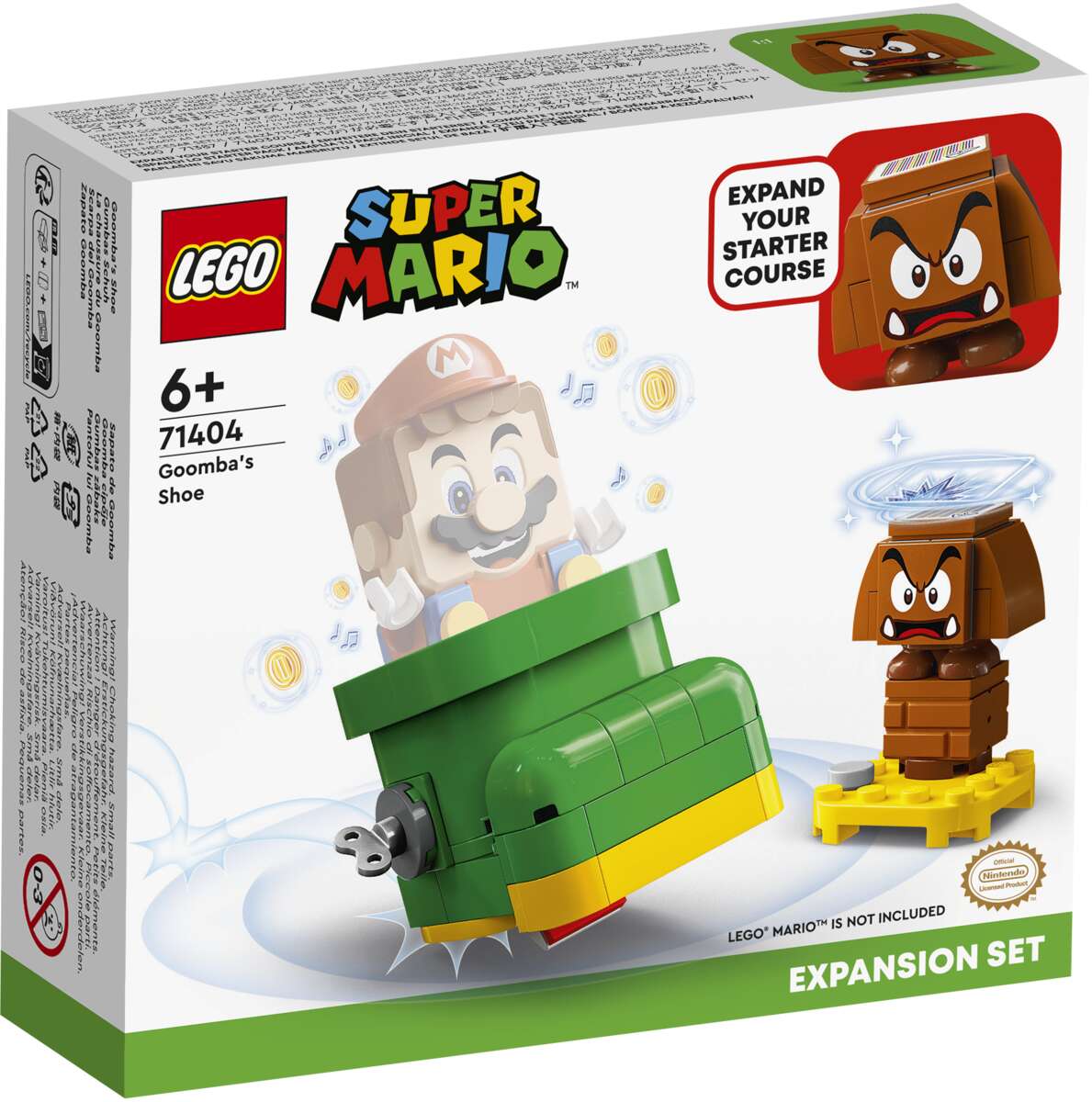 LEGO® Super Mario™ 71404 Ekstrabanesettet Goombas sko