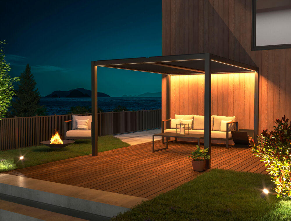 Krifon Stavern pergola ledlys