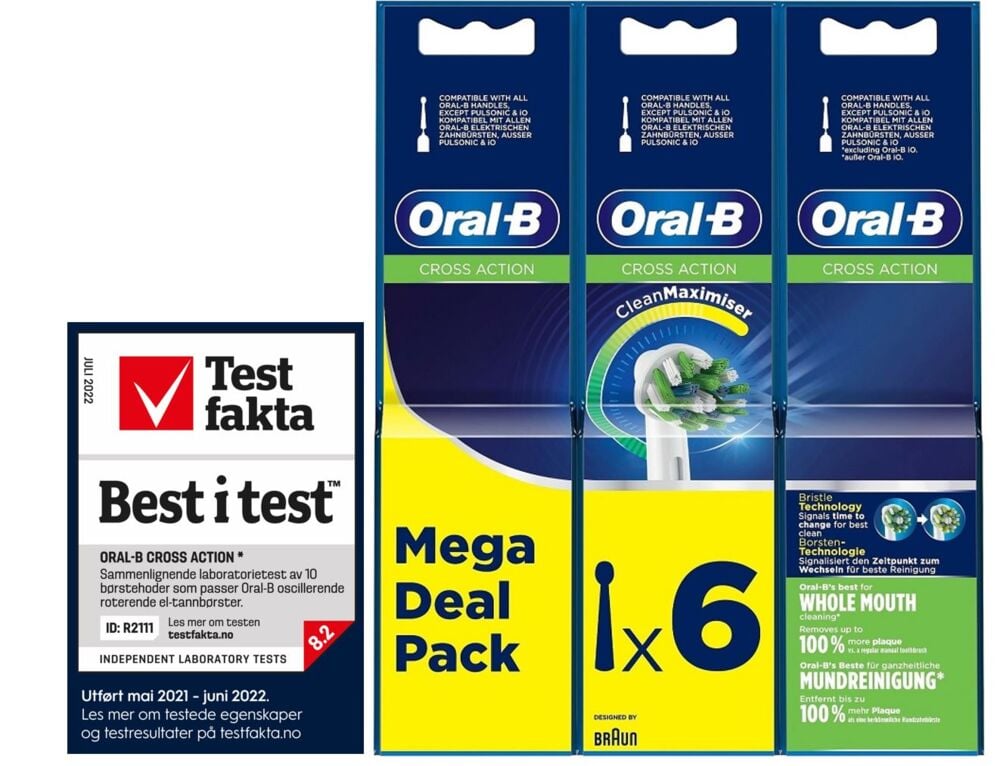 Oral-B™ Cross Action 2+2+2 refill