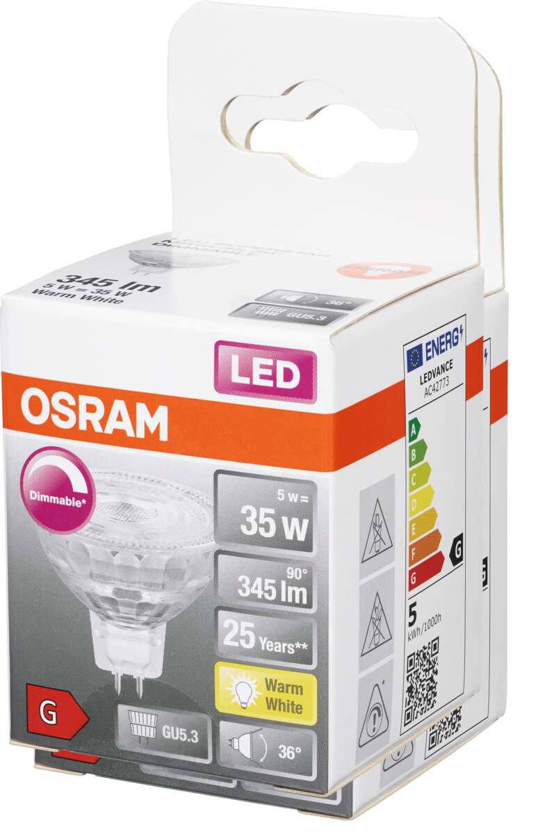 OSRAM LEDSPOT MR16 35 5WGU5,3D
