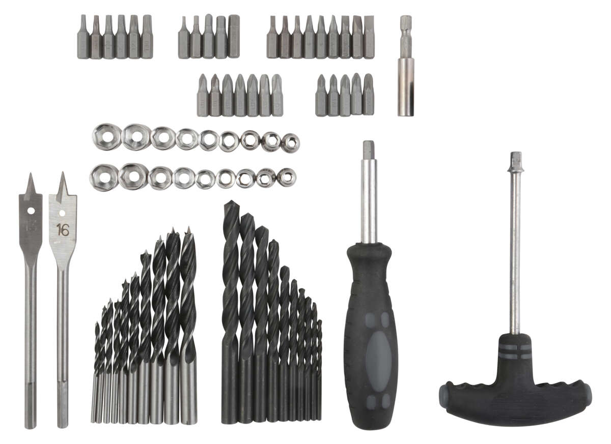 365 20V drill m/2 batterier og 79 stk tilbehør