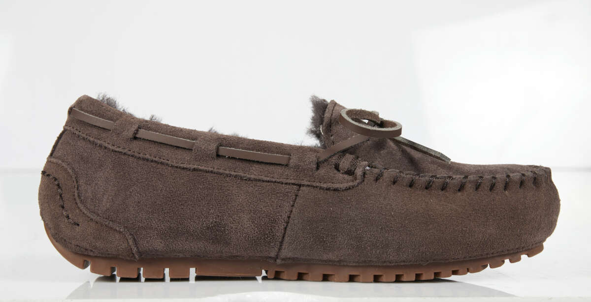 Northpeak skinntøfler dame