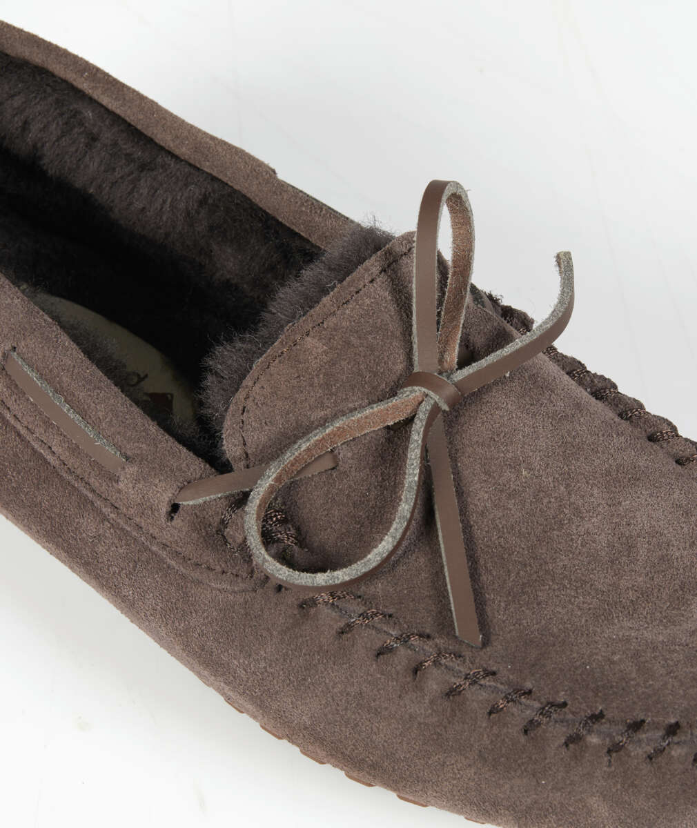 Northpeak skinntøfler dame