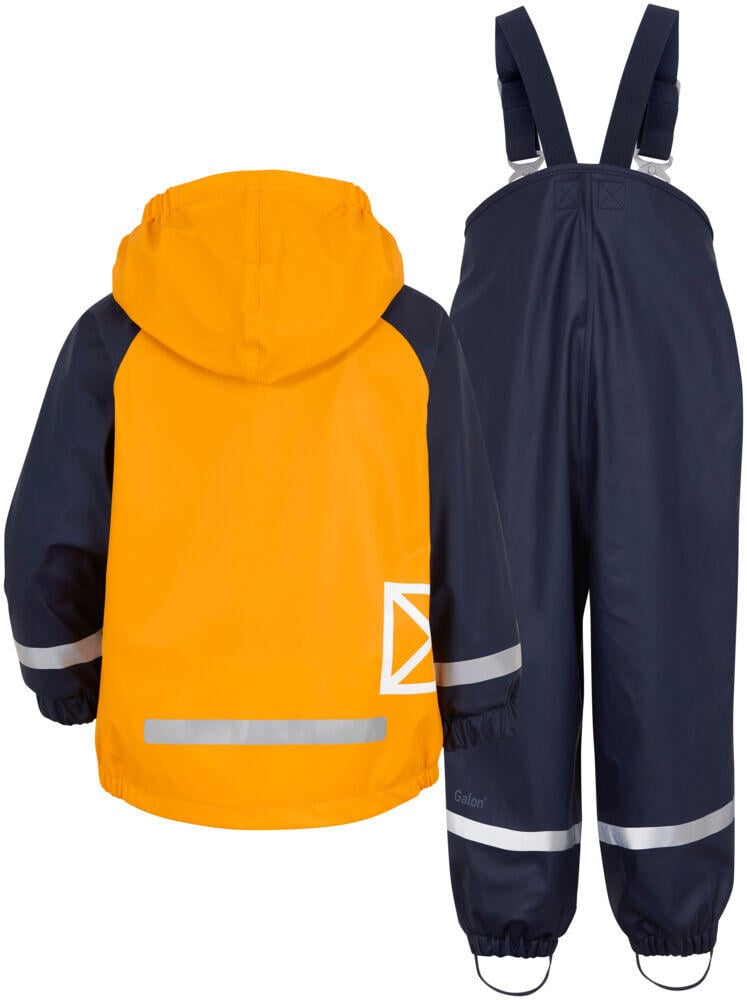 Didriksons Rainman 2-delt fleecefôret regnsett barn