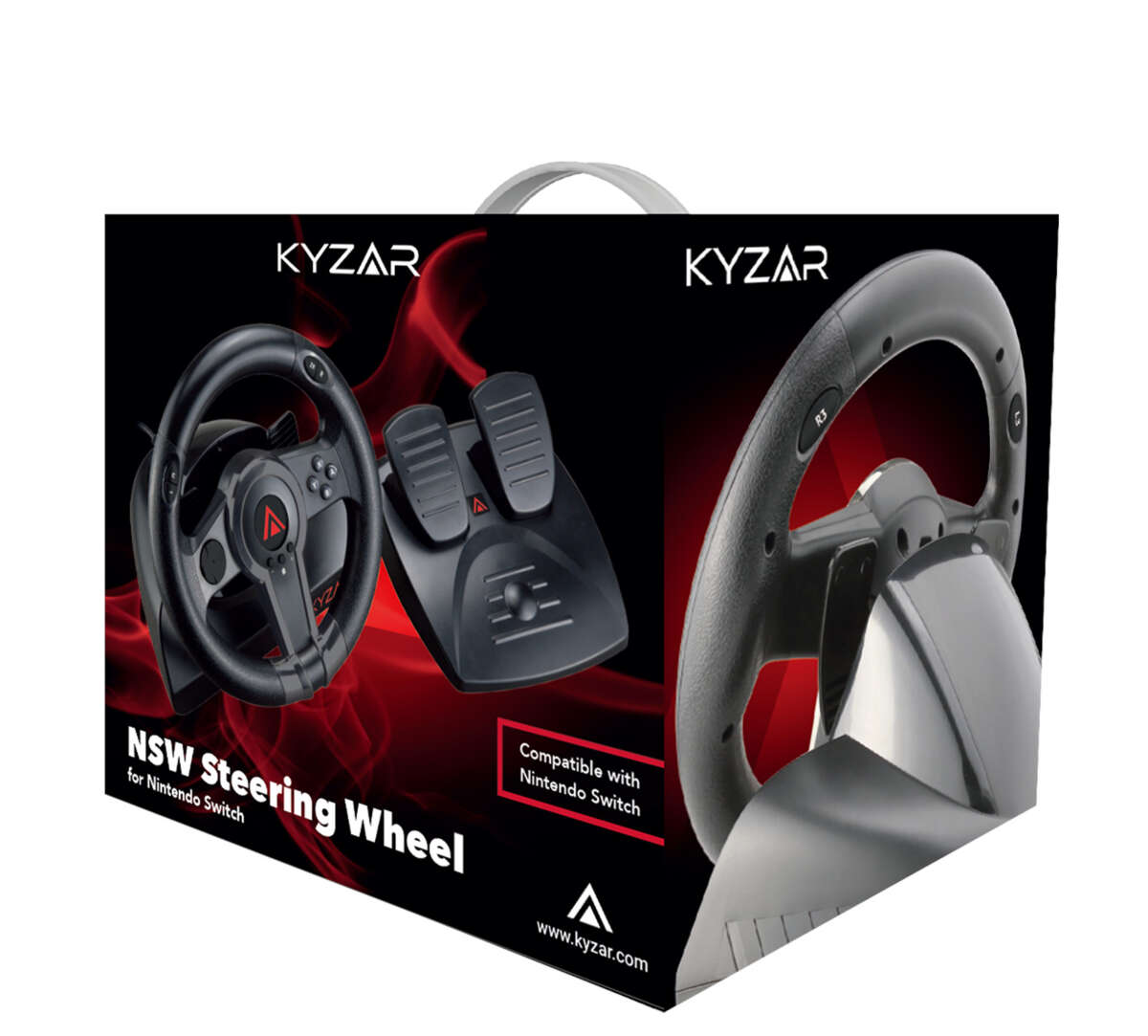 Kyzar Racing Wheel sett for Nintendo Switch™