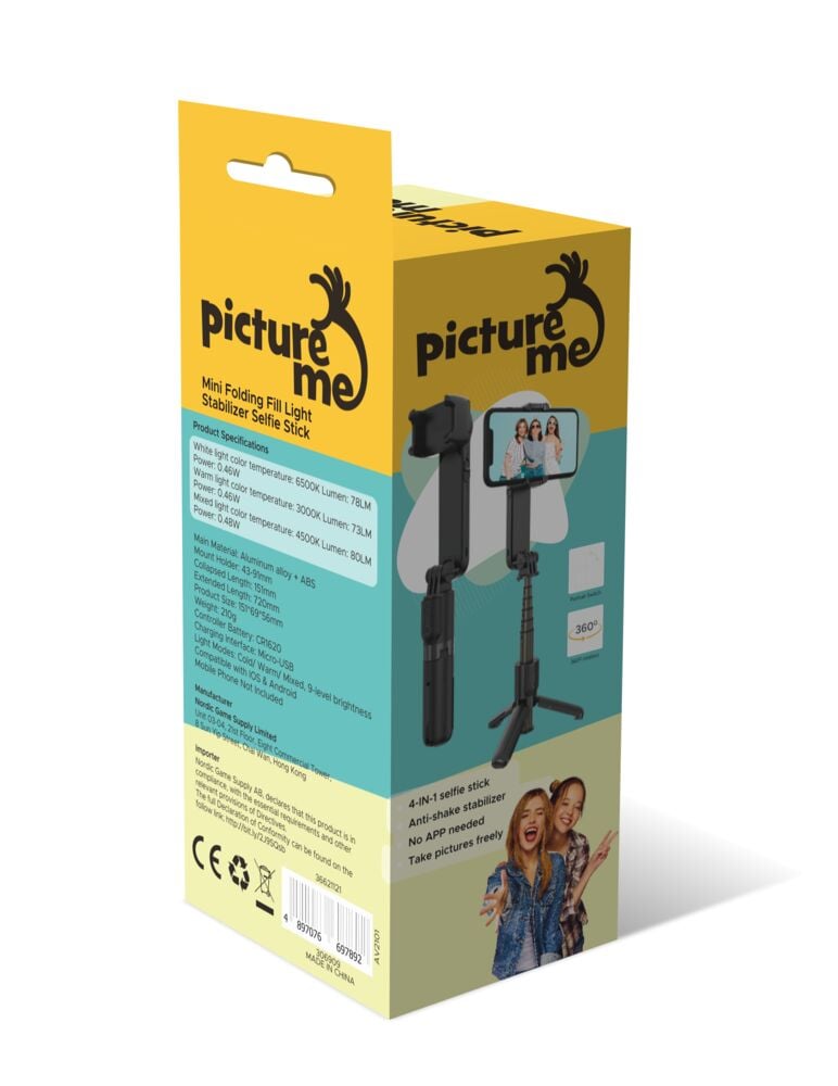 PictureMe® sammenleggbar stabilisator