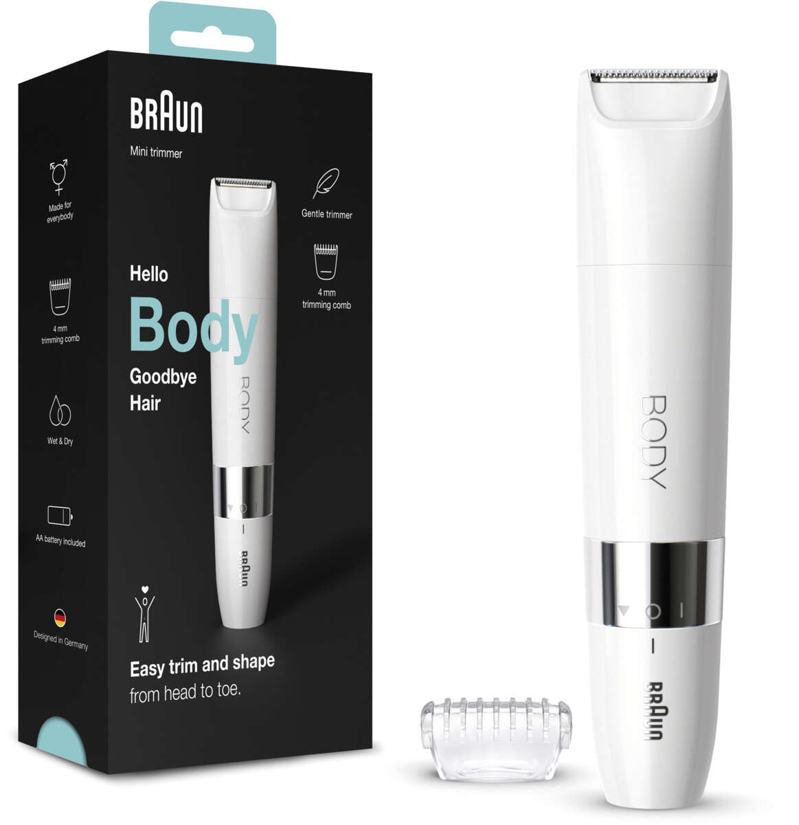 Braun BS1000 Body Mini hårtrimmer