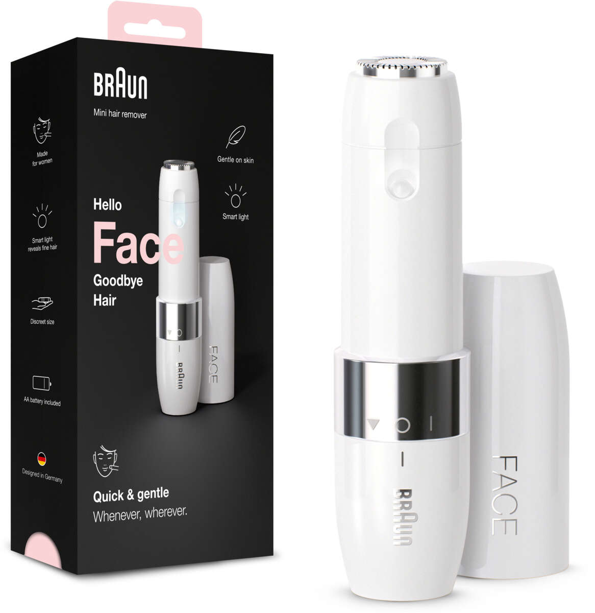 Braun FS1000 Face Mini hårtrimmer