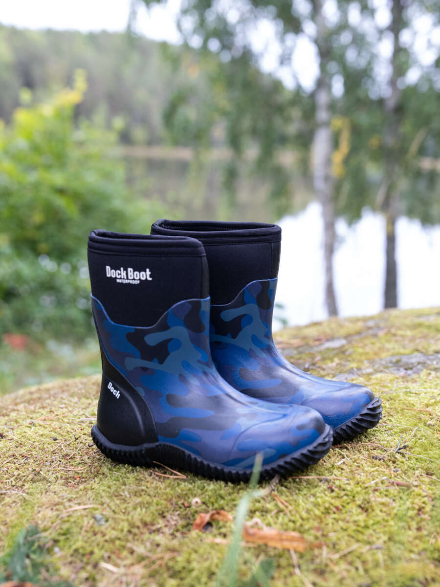 Dock Boot Print allværsstøvler barn