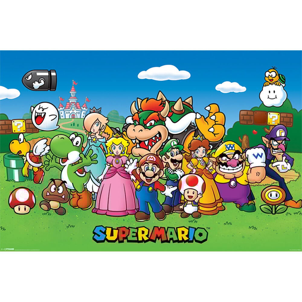 Super Mario Characters Maxi plakat