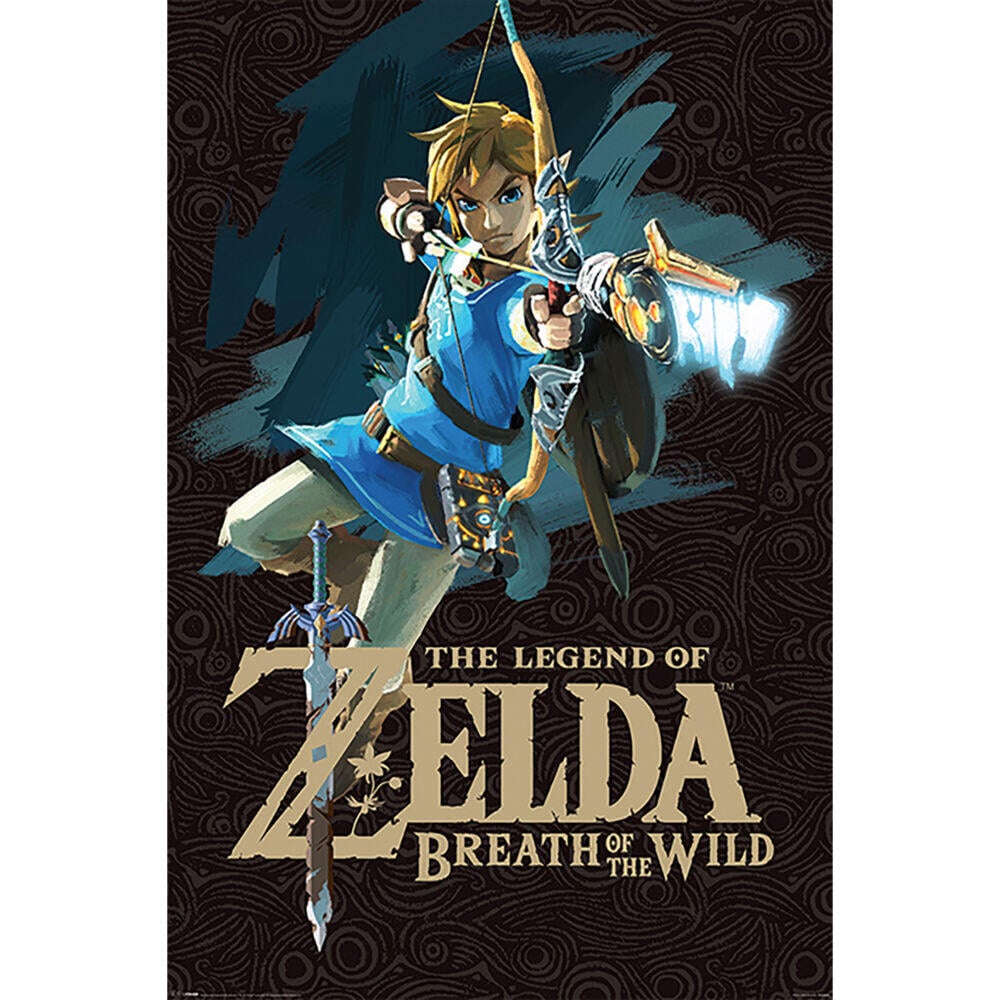 Zelda Plakat Breath of The Wild Game Cover plakat