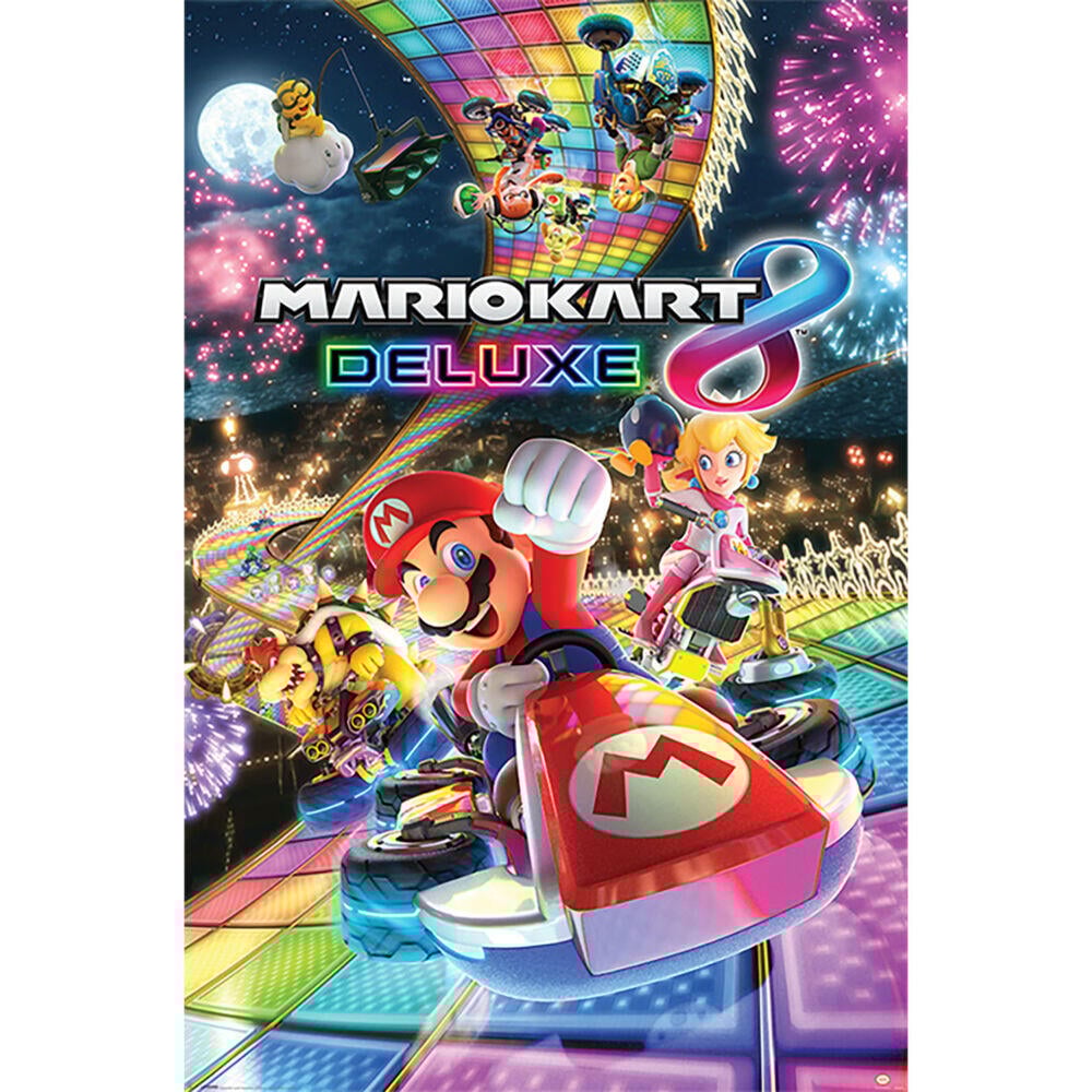 Super Mario Kart 8 Deluxe plakat