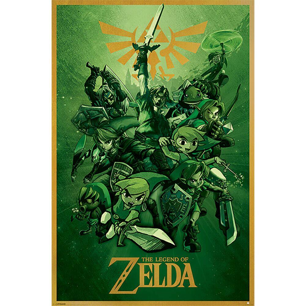 Nintendo The Legend of Zelda Link plakat