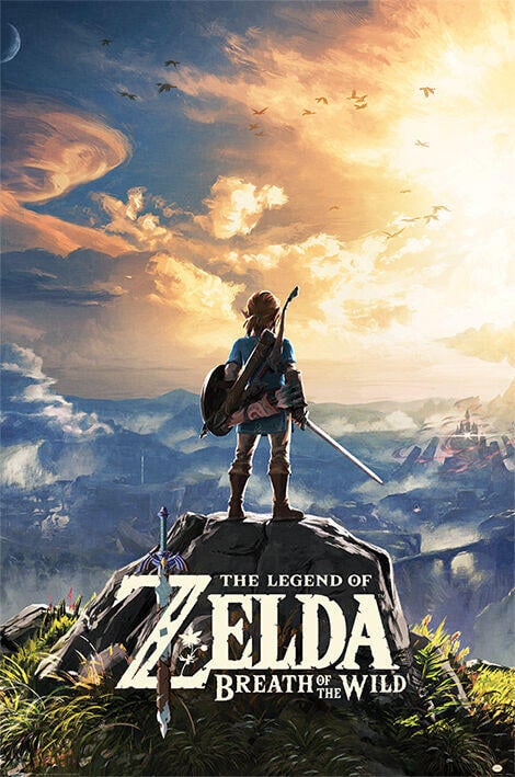 Legend of Zelda - Breath of the Wild plakat