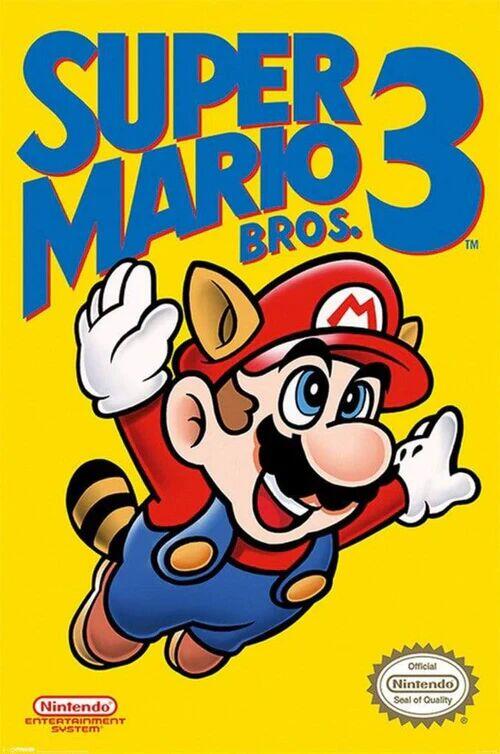 Super Mario Bros 3 plakat