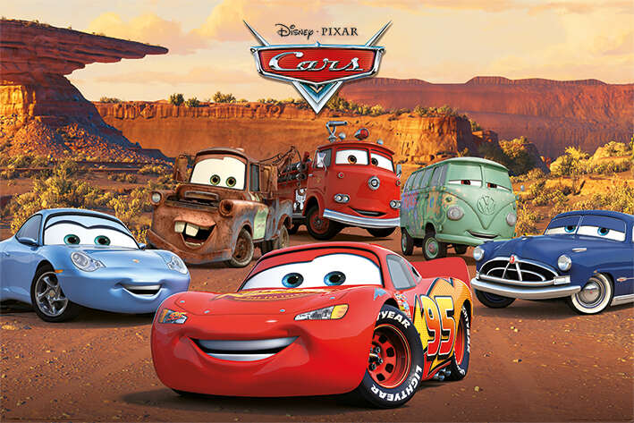Disney Cars Characters plakat