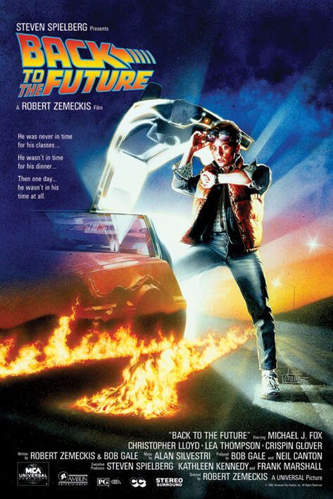 Back To The Future plakat