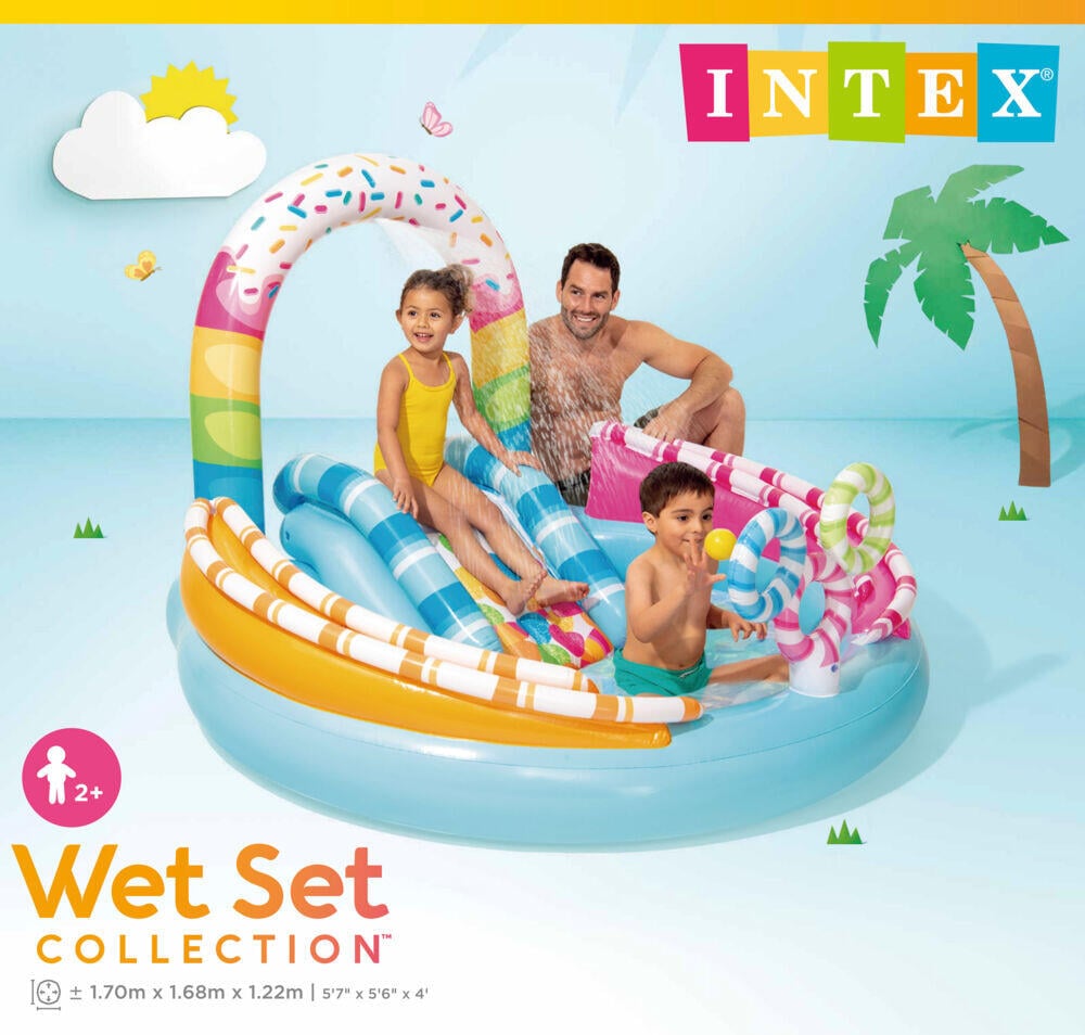INTEX® Candy basseng med vannsklie