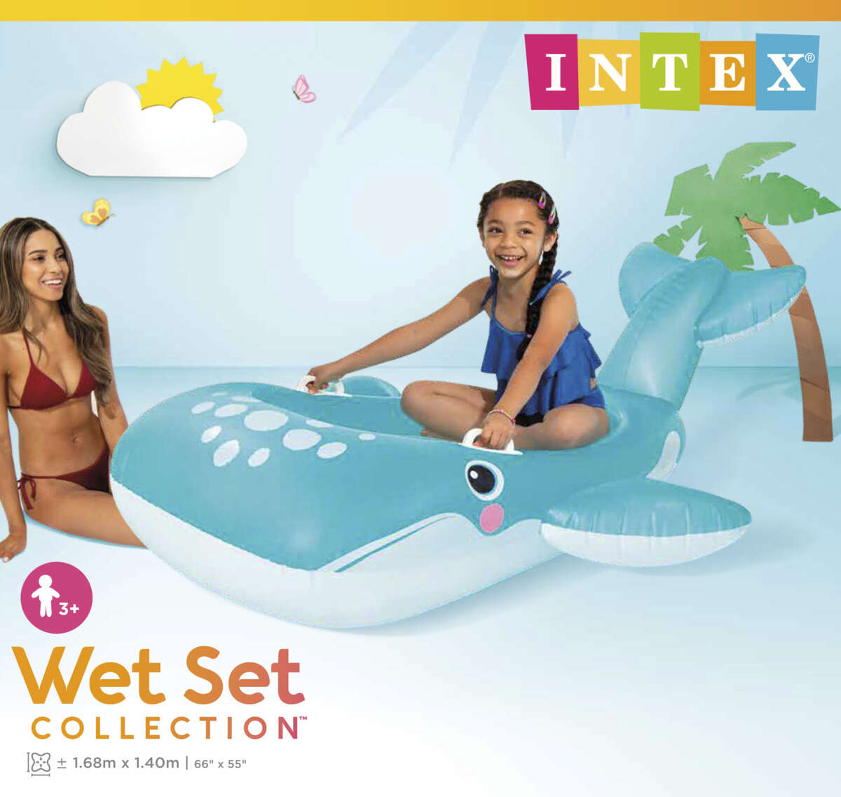 INTEX® Hval badeleke