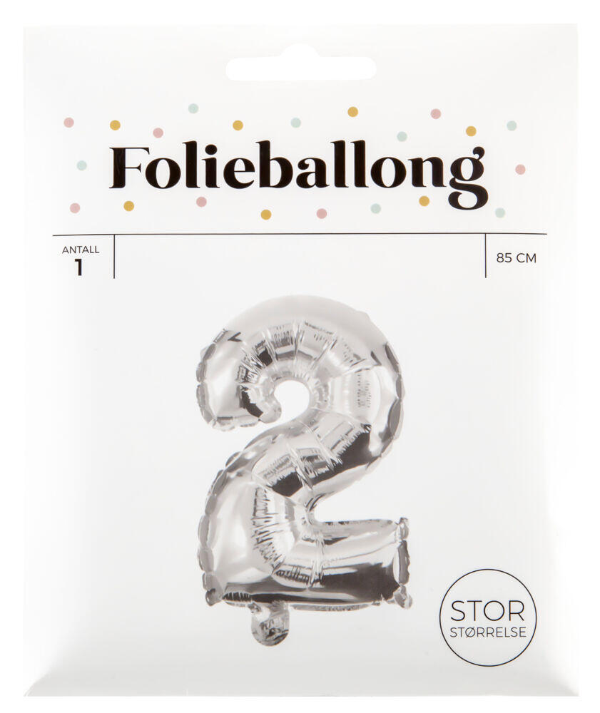 Folieballong H: 85 cm