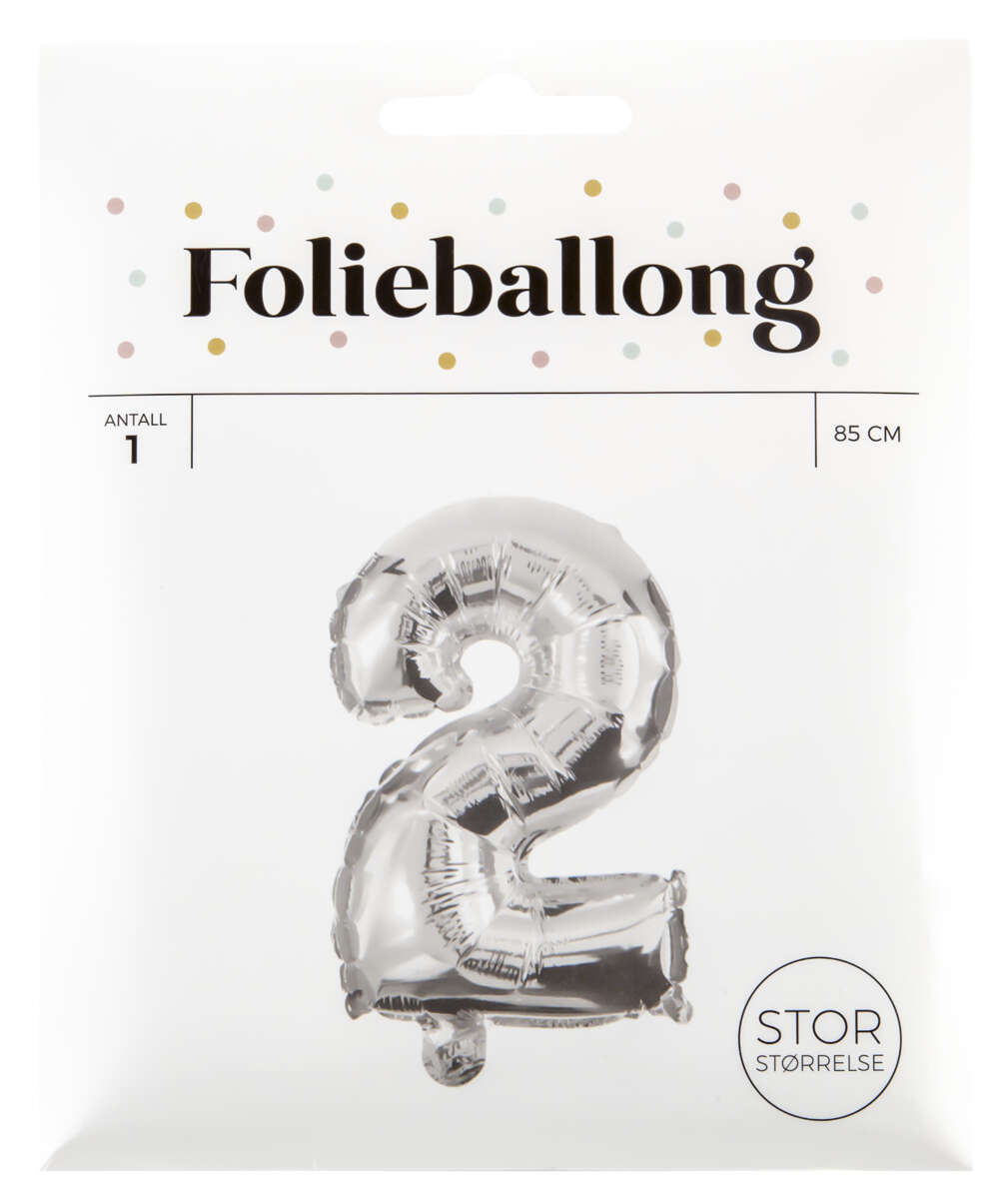 Folieballong H: 85 cm