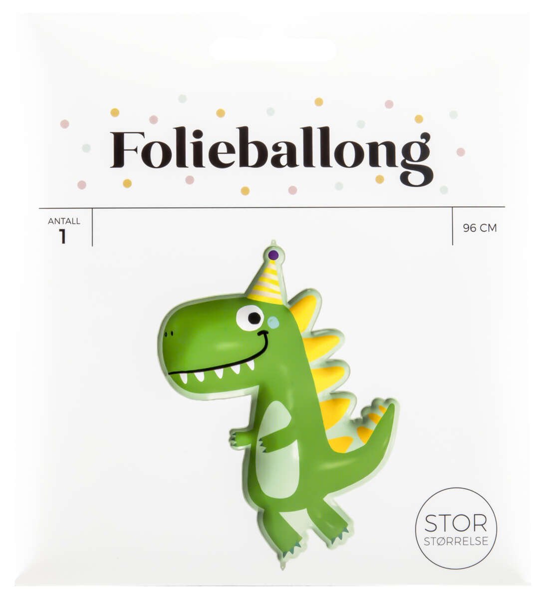 Folieballong Dinosaur H: 96 cm