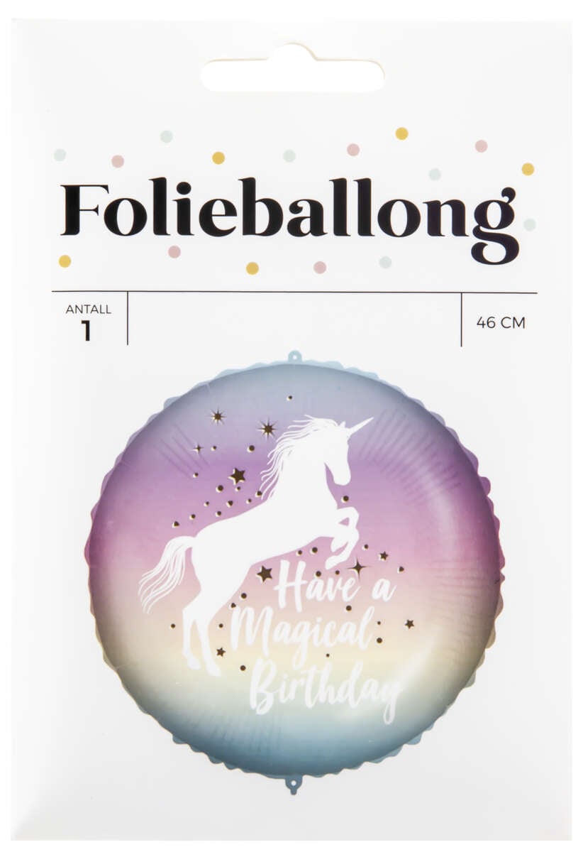 Folieballong Happy Birthday ø: 46 cm