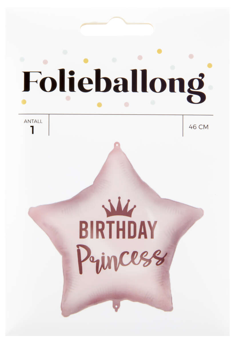 Folieballong Happy Birthday ø: 46 cm