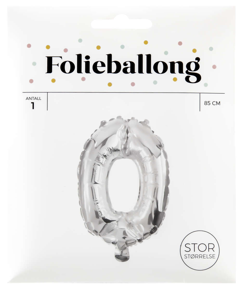 Folieballong H: 85 cm