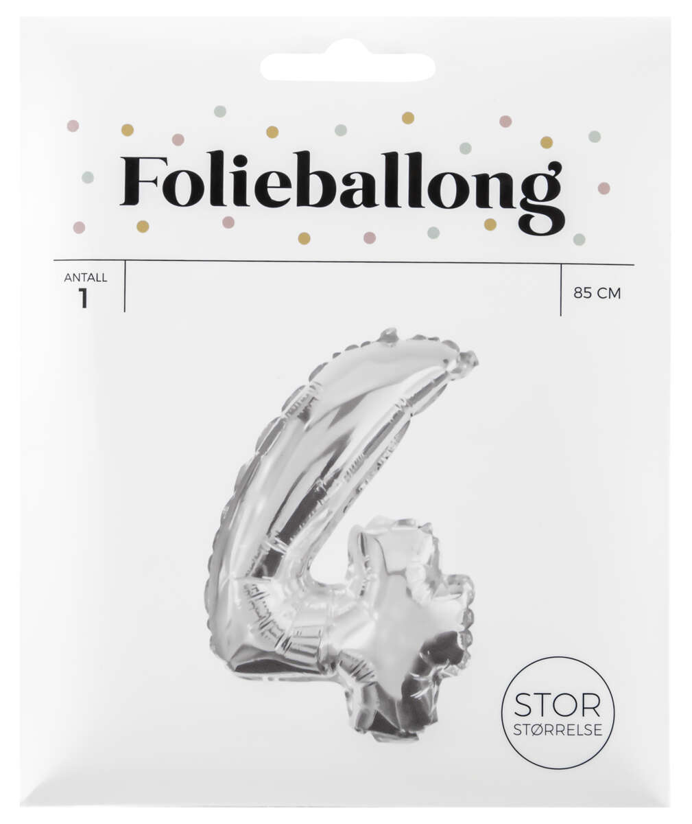 Folieballong H: 85 cm